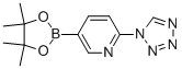 5-(4,4,5,5-Tetramethyl-1,3,2-dioxaborolan-2-yl)-2-(1h-tetrazol-1-yl)-pyridineStructure,1056039-90-7Structure 5-(4,4,5,5-Tetramethyl-1,3,2-dioxaborolan-2-yl)-2-(1h-tetrazol-1-yl)-pyridine Structure,1056039-90-7Structure