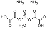 Ammonium bis(oxalato)oxotitanate(IV)Structure,10580-03-7Structure Ammonium bis(oxalato)oxotitanate(IV) Structure,10580-03-7Structure