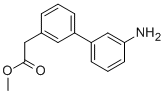 (3-Amino-biphenyl-3-yl)-acetic acid methyl esterStructure,1059678-65-7Structure (3-Amino-biphenyl-3-yl)-acetic acid methyl ester Structure,1059678-65-7Structure