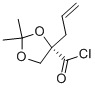 (s)-(9ci)-2,2-二甲基-4-(2-丙烯基)-1,3-二氧戊環(huán)-4-羰酰氯結(jié)構(gòu)式_106268-01-3結(jié)構(gòu)式