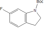 6-氟-2,3-二氫-1H-吲哚-1-羧酸,1,1-二甲基乙酯結構式_1065183-64-3結構式