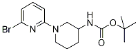Tert-butyl 1-(6-bromopyridin-2-yl)piperidin-3-ylcarbamateStructure,1065484-35-6Structure Tert-butyl 1-(6-bromopyridin-2-yl)piperidin-3-ylcarbamate Structure,1065484-35-6Structure