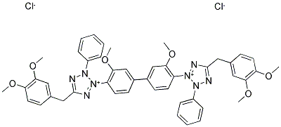3,3’-(3,3’-Dimethoxy-4,4’-diphenylene)bis(2-phenyl-5-veratryltetrazolium chloride)Structure,106629-90-7Structure 3,3’-(3,3’-Dimethoxy-4,4’-diphenylene)bis(2-phenyl-5-veratryltetrazolium chloride) Structure,106629-90-7Structure