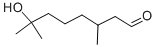 羥基香茅醛結(jié)構(gòu)式_107-75-5結(jié)構(gòu)式
