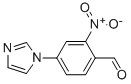 Benzaldehyde, 4-(1H-imidazol-1-yl)-2-nitro-Structure,1071204-32-4Structure Benzaldehyde, 4-(1H-imidazol-1-yl)-2-nitro- Structure,1071204-32-4Structure