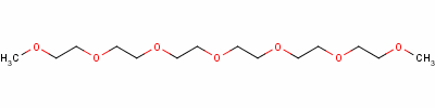 1-[2-(2-甲氧基乙氧基)乙氧基]-2-[2-[2-(2-甲氧基乙氧基)乙氧基]乙氧基]乙烷結構式_1072-40-8結構式
