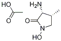 (3R,4r)-3-amino-1-hydroxy-4-methyl-2-pyrrolidinone acetate Structure,1072933-71-1Structure