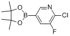 6-Chloro-5-fluoropyridine-3-boronic acid pinacol esterStructure,1073312-28-3Structure 6-Chloro-5-fluoropyridine-3-boronic acid pinacol ester Structure,1073312-28-3Structure