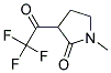 (9ci)-1-甲基-3-(三氟乙?；?-2-吡咯烷酮結(jié)構(gòu)式_107470-28-0結(jié)構(gòu)式