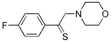 2-(4-氟苯基)-1-(4-嗎啉)乙烷硫酮結(jié)構(gòu)式_107825-27-4結(jié)構(gòu)式