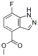1H-indazole-4-carboxylic acid,7-fluoro-,methyl esterStructure,1079993-19-3Structure 1H-indazole-4-carboxylic acid,7-fluoro-,methyl ester Structure,1079993-19-3Structure