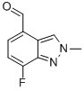 2H-Indazole-4-carboxaldehyde, 7-fluoro-2-methyl-Structure,1079993-22-8Structure 2H-Indazole-4-carboxaldehyde, 7-fluoro-2-methyl- Structure,1079993-22-8Structure