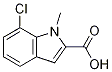 7-Chloro-1-methyl-1H-indole-2-carboxylic acidStructure,1082766-49-1Structure 7-Chloro-1-methyl-1H-indole-2-carboxylic acid Structure,1082766-49-1Structure