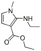 1H-pyrrole-3-carboxylicacid,2-(ethylamino)-1-methyl-,ethylester(9ci)Structure,108290-92-2Structure 1H-pyrrole-3-carboxylicacid,2-(ethylamino)-1-methyl-,ethylester(9ci) Structure,108290-92-2Structure
