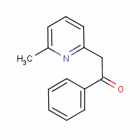 2-(6-甲基吡啶-2-基)-1-苯乙酮結(jié)構(gòu)式_1083-25-6結(jié)構(gòu)式
