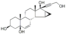 3Beta,5beta,17beta-trihydroxy-17alpha-(3-hydroxy-1-propynyl)-15beta,16beta-methylene-5beta-androst-6-en-17-oneStructure,108674-97-1Structure 3Beta,5beta,17beta-trihydroxy-17alpha-(3-hydroxy-1-propynyl)-15beta,16beta-methylene-5beta-androst-6-en-17-one Structure,108674-97-1Structure