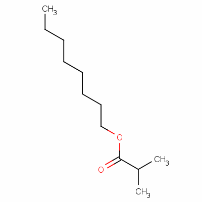Propanoic acid, 2-methyl-, octyl esterStructure,109-15-9Structure Propanoic acid, 2-methyl-, octyl ester Structure,109-15-9Structure
