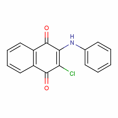 3-Anilino-2-chloro-1,4-naphthoquinoneStructure,1090-16-0Structure 3-Anilino-2-chloro-1,4-naphthoquinone Structure,1090-16-0Structure