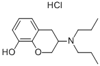 2H-1-Benzopyran-8-ol, 3-(dipropylamino)-3,4-dihydro-, hydrochlorideStructure,109140-45-6Structure 2H-1-Benzopyran-8-ol, 3-(dipropylamino)-3,4-dihydro-, hydrochloride Structure,109140-45-6Structure