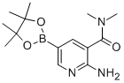2-Amino-n,n-dimethyl-5-(4,4,5,5-tetramethyl-1,3,2-dioxaborolan-2-yl)-3-pyridinecarboxamideStructure,1092580-90-9Structure 2-Amino-n,n-dimethyl-5-(4,4,5,5-tetramethyl-1,3,2-dioxaborolan-2-yl)-3-pyridinecarboxamide Structure,1092580-90-9Structure