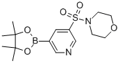 4-(5-(4,4,5,5-Tetramethyl-1,3,2-dioxaborolan-2-yl)pyridin-3-ylsulfonyl)morpholineStructure,1093819-54-5Structure 4-(5-(4,4,5,5-Tetramethyl-1,3,2-dioxaborolan-2-yl)pyridin-3-ylsulfonyl)morpholine Structure,1093819-54-5Structure