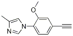 1-(4-Ethynyl-2-methoxyphenyl)-4-methyl-1h-imidazoleStructure,1093980-57-4Structure 1-(4-Ethynyl-2-methoxyphenyl)-4-methyl-1h-imidazole Structure,1093980-57-4Structure