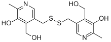 Bis-[(3-hydroxy-4-hydroxymethyl-2-methyl-5-pyridyl)methyl]disulfide Structure,1098-97-1Structure