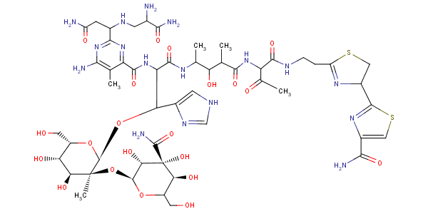 Phleomycin standardStructure,11006-33-0Structure Phleomycin standard Structure,11006-33-0Structure