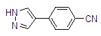 4-(1H-pyrazol-4-yl)benzonitrileStructure,1101167-56-9Structure 4-(1H-pyrazol-4-yl)benzonitrile Structure,1101167-56-9Structure