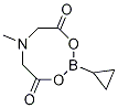 Cyclopropylboronic acid methyliminodiacetic acid anhydrideStructure,1104637-36-6Structure Cyclopropylboronic acid methyliminodiacetic acid anhydride Structure,1104637-36-6Structure