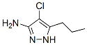 1H-pyrazol-3-amine, 4-chloro-5-propyl-Structure,110580-34-2Structure 1H-pyrazol-3-amine, 4-chloro-5-propyl- Structure,110580-34-2Structure