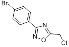 3-(4-Bromophenyl)-5-(chloromethyl)-1,2,4-oxadiazoleStructure,110704-42-2Structure 3-(4-Bromophenyl)-5-(chloromethyl)-1,2,4-oxadiazole Structure,110704-42-2Structure