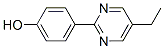 Phenol, 4-(5-ethyl-2-pyrimidinyl)-(9ci)Structure,110733-83-0Structure Phenol, 4-(5-ethyl-2-pyrimidinyl)-(9ci) Structure,110733-83-0Structure