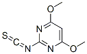 (9CI)-2-異硫代氰?；?4,6-二甲氧基-嘧啶結構式_110860-38-3結構式