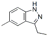 1H-indazole, 3-ethyl-5-methyl- Structure,110967-34-5Structure