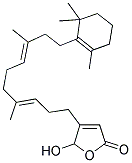 4-[(3E,7E)-4,8-二甲基-10-(2,6,6-三甲基-1-環(huán)己烯基)癸-3,7-二烯基]-5-羥基-5H-呋喃-2-酮結(jié)構(gòu)式_111149-87-2結(jié)構(gòu)式