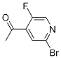 1-(2-Bromo-5-fluoropyridin-4-yl)ethanone Structure,1114523-56-6Structure