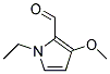 1H-pyrrole-2-carboxaldehyde, 1-ethyl-3-methoxy-(9ci)Structure,111455-90-4Structure 1H-pyrrole-2-carboxaldehyde, 1-ethyl-3-methoxy-(9ci) Structure,111455-90-4Structure