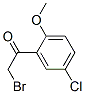 2-Bromo-1-(5-chloro-2-methoxy-phenyl)-ethanoneStructure,111841-05-5Structure 2-Bromo-1-(5-chloro-2-methoxy-phenyl)-ethanone Structure,111841-05-5Structure