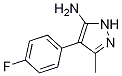 4-(4-Fluorophenyl)-3-methyl-1H-pyrazol-5-amineStructure,1119390-95-2Structure 4-(4-Fluorophenyl)-3-methyl-1H-pyrazol-5-amine Structure,1119390-95-2Structure