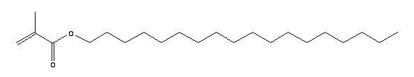 甲基丙烯酸十八酯結(jié)構(gòu)式_112-08-3結(jié)構(gòu)式