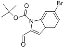 1H-Indole-1-carboxylic acid, 6-bromo-2-formyl-, 1,1-dimethylethyl esterStructure,1120214-82-5Structure 1H-Indole-1-carboxylic acid, 6-bromo-2-formyl-, 1,1-dimethylethyl ester Structure,1120214-82-5Structure