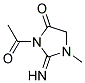 4-Imidazolidinone, 3-acetyl-2-imino-1-methyl-(9ci)Structure,112538-45-1Structure 4-Imidazolidinone, 3-acetyl-2-imino-1-methyl-(9ci) Structure,112538-45-1Structure