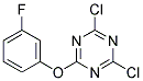 2,4-Dichloro-6-(3-fluorophenoxy)-1,3,5-triazineStructure,112748-45-5Structure 2,4-Dichloro-6-(3-fluorophenoxy)-1,3,5-triazine Structure,112748-45-5Structure
