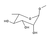alpha-d-吡喃半乳糖苷甲酯結(jié)構(gòu)式_1128-40-1結(jié)構(gòu)式
