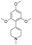 1,2,3,6-Tetrahydro-1-methyl-4-(2,4,6-trimethoxyphenyl)-pyridineStructure,113225-07-3Structure 1,2,3,6-Tetrahydro-1-methyl-4-(2,4,6-trimethoxyphenyl)-pyridine Structure,113225-07-3Structure
