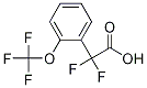 2,2-Difluoro-2-(2-(trifluoromethoxy)phenyl)acetic acidStructure,1133116-03-6Structure 2,2-Difluoro-2-(2-(trifluoromethoxy)phenyl)acetic acid Structure,1133116-03-6Structure