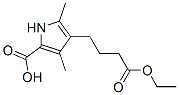 4-(3-Ethoxy-3-oxopropyl)-3,5-dimethyl-1h-pyrrole-2-carboxylic acidStructure,113380-34-0Structure 4-(3-Ethoxy-3-oxopropyl)-3,5-dimethyl-1h-pyrrole-2-carboxylic acid Structure,113380-34-0Structure