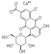 大黃酸-8-O-Β-D-葡萄糖苷結構式_113443-70-2結構式