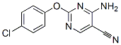 4-Amino-2-(4-chlorophenoxy)pyrimidine-5-carbonitrileStructure,113447-04-4Structure 4-Amino-2-(4-chlorophenoxy)pyrimidine-5-carbonitrile Structure,113447-04-4Structure